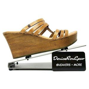 UGG Womens FD1116A Wedge Slip On Slide Sandal Sz 6